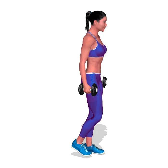 weighted-lunges